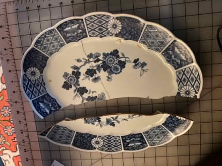 Photo of free Mosaic material- nice plate (Ashby & Sacramento) #1