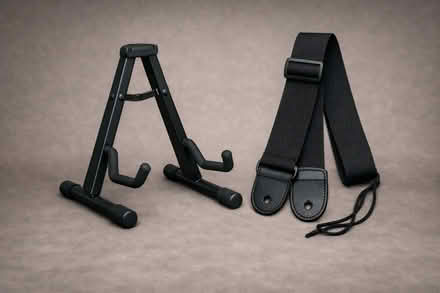 Photo of Guitar Stand & Guitar Strap (Tilehurst RG30) #1