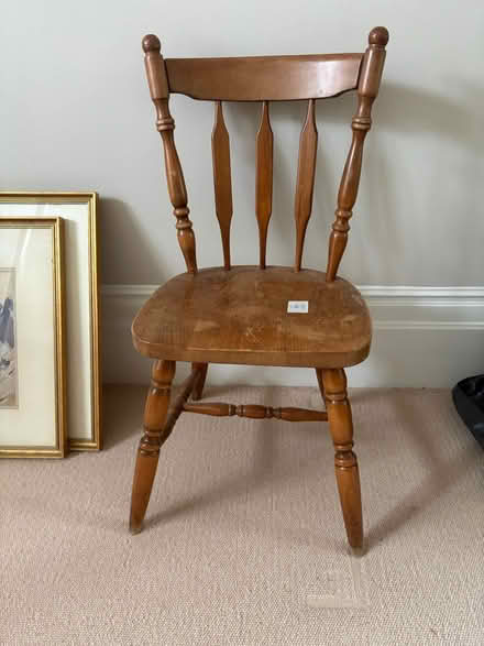 Photo of free 2 wooden chairs (Wimbledon) #1