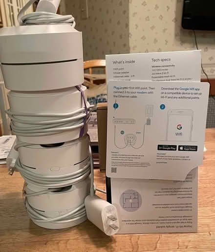 Photo of free Four node mesh Wi-Fi system (Auburndale) #1