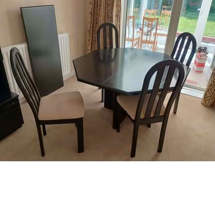 Photo of free Dining table with 4 chairs (Solihull B91) #3