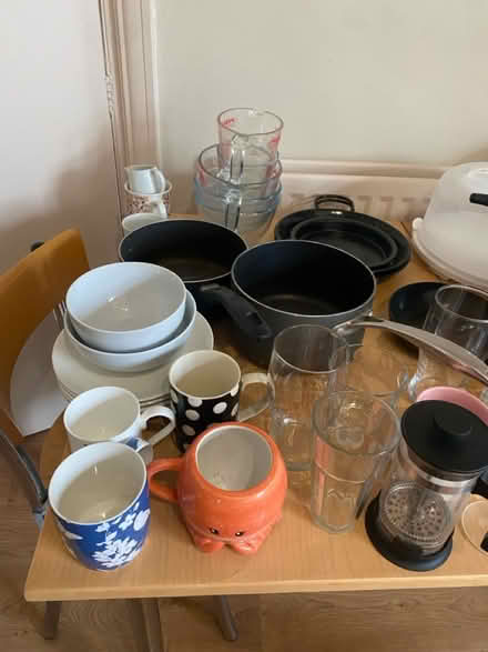 Photo of free Crockery, pots, toaster (SW18) #3