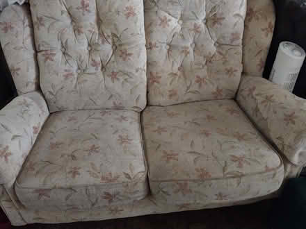 Photo of free 2 seater settee and chair (Kemsing TN15 6LU) #2