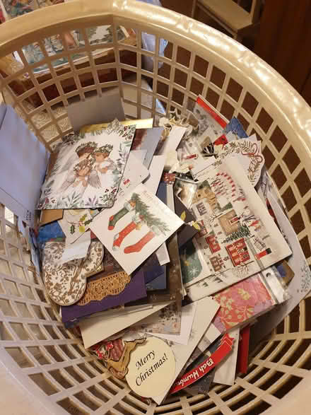 Photo of free Used Christmas card fronts for crafting (Upper Bucklebury RG7) #1