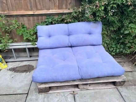 Photo of free pallet garden sofa (Hanwell W13) #1