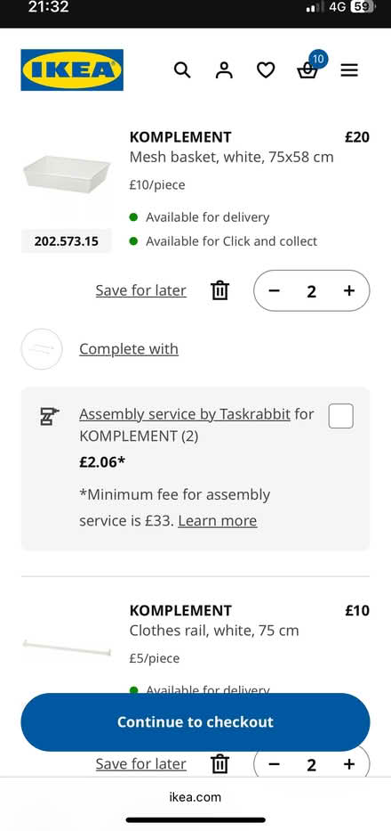 Photo of free New IKEA Pax Wardrobe (SE28) #3