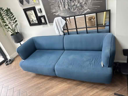 Photo of free 3 person sofa - van (SW17 Tooting Bec) #1