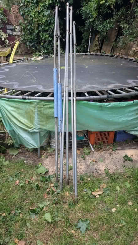 Photo of free set of trampoline net posts (Easton BS5) #1