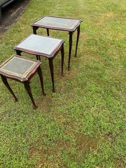 Photo of free Nest of 3 tables (Empingham Le15) #3
