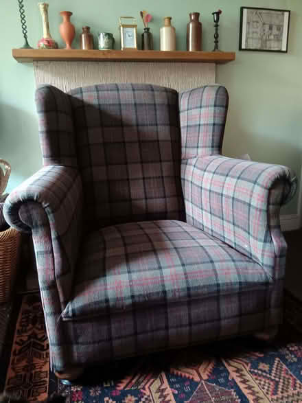 Photo of free Edwardian wing Back armchair (Birchover DE4) #2