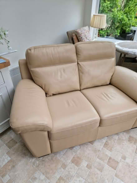 Photo of free Camel Leather sofa (Great Moor SK2) #3