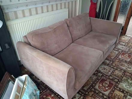 Photo of free Taupe sofa (Holt Lane End M35) #2
