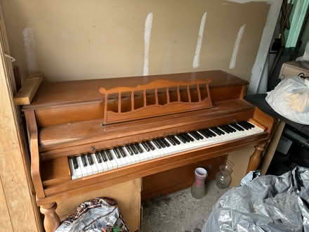 Photo of free Piano and bench (Milford) #1