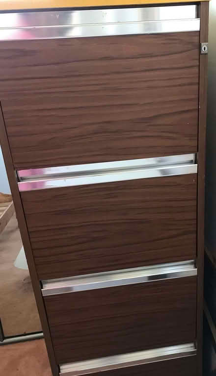 Photo of free Wooden 4-drawer filing cabinte (Foord CT20) #1
