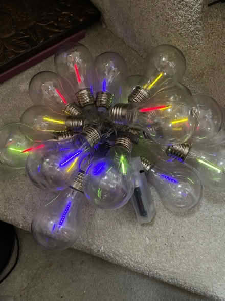 Photo of free Multicoloured large fairy lights (RG2) #1