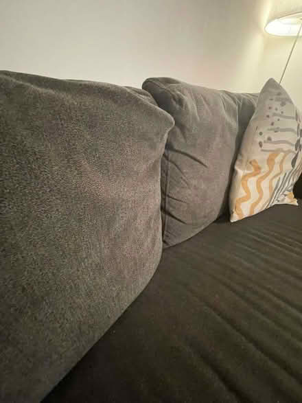 Photo of free Grey sofa in good condition - coordinating chair also posted (Knightsbridge SW7) #4