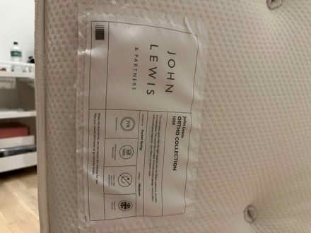 Photo of free Standard double bed mattress john lewis (Marylebone W1U) #3