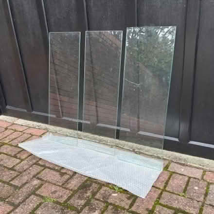 Photo of free 3 x Glass Shelves no Brackets (Macclesfield SK10) #1