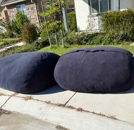 Photo of free Blue bean bag (River islands) #1