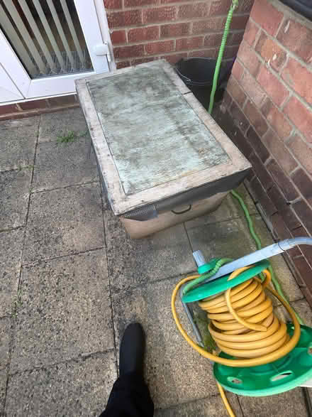 Photo of free Small Wooden Storage Box (Waldridge Park DH2) #1