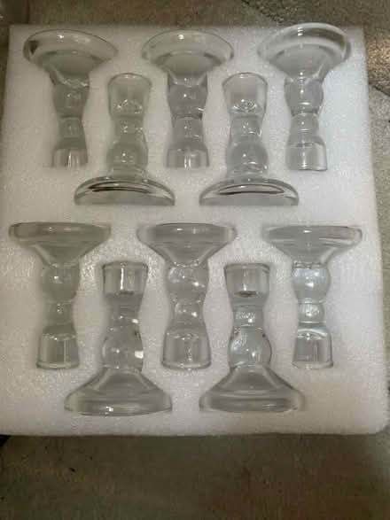 Photo of free Glass candle stick holders (RG2) #1