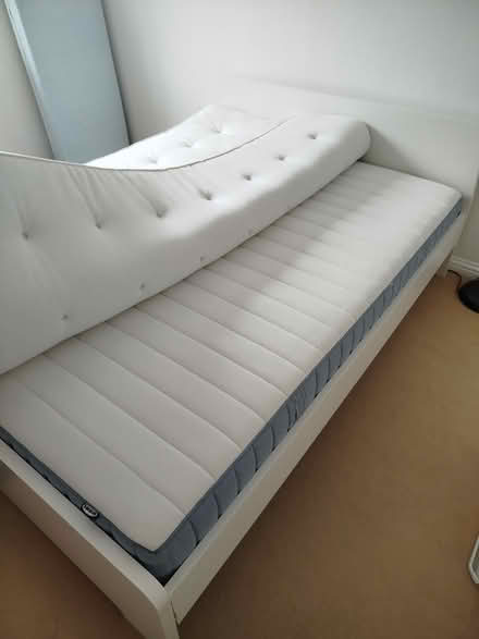 Photo of free Ikea King size bed with mattress (SE28) #1