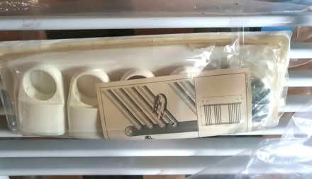 Photo of free white towel radiator (unused) (Hardwick OX16) #2