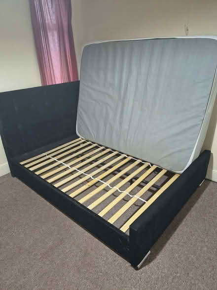 Photo of free Super King-size bed with Hovag IKEA mattress (Blowers Green DY2) #2