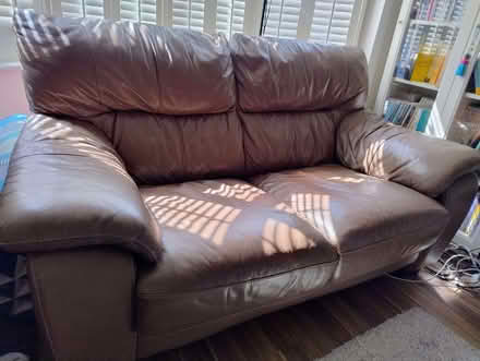 Photo of free 2 Seater Leather sofa (Welling DA16) #1