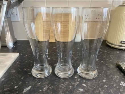 Photo of free Tall Beer Glasses x 3 šŗ (Cheshunt En8) #1