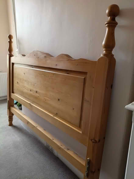 Photo of free Double bed head (Aldcliffe LA1) #1