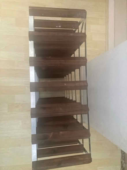 Photo of free Wooden grid square wine rack (Stoke newington N16) #1