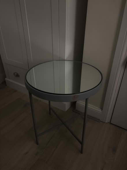 Photo of free Small Mirrored Table (Brierlow Bar SK17) #1