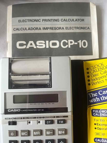 Photo of free Casio electronic print calculator (Shirley, Croydon) #2