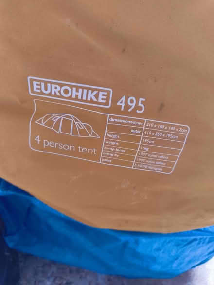 Photo of free Eurohike 495 4 Person Family Tent (Paddock Wood) #1