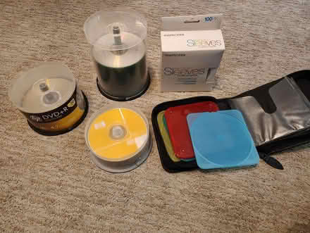 Photo of free lot of DVD+R, CD-R writeable disks (Carlsbad) #1