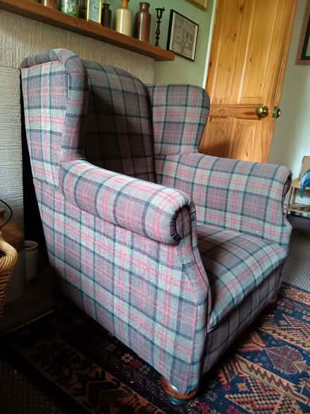 Photo of free Edwardian wing Back armchair (Birchover DE4) #1