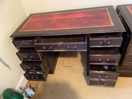 Photo of free Reproduction kneehole desk (Bellingdon, Hp5) #2