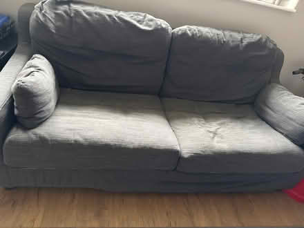 Photo of free Ikea grey sofa (Wylde green B72) #1