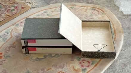 Photo of free 3 Box files. (Broadstone BH18) #1