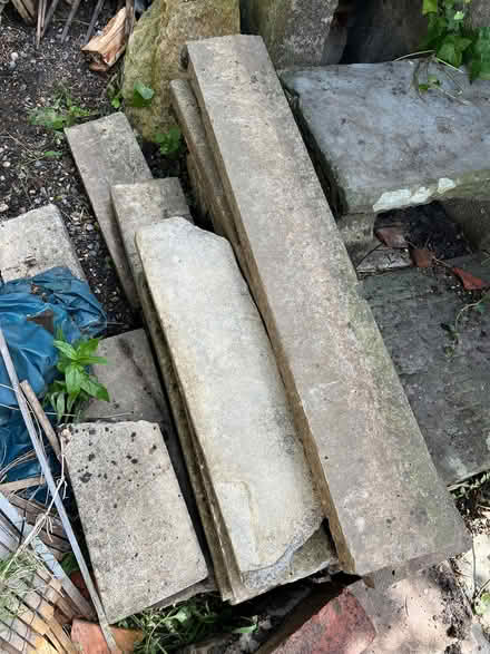 Photo of free Approx 9m (30 foot) of concrete lawn/path edging (Oldfield Park BA2) #1