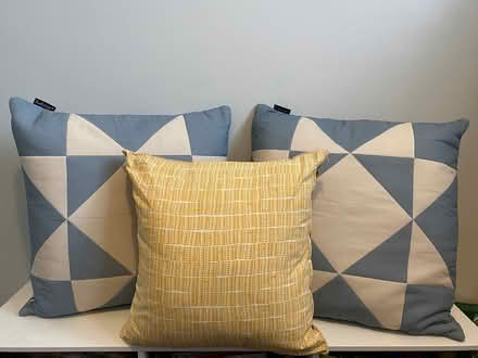 Photo of free 3 Cushions (Mytchett. GU16) #1