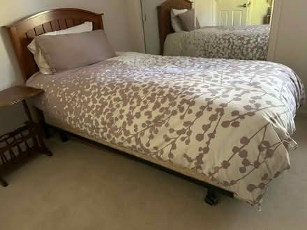 Photo of free Twin bed (Saratoga) #1