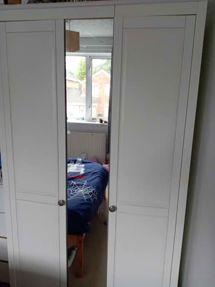 Photo of free Wardrobe cracked mirror (Tamworth) #1