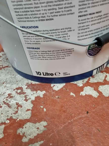 Photo of free Brilliant white matt emulsion (Near Lowther Gardens FY8) #1