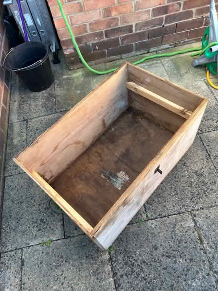 Photo of free Small Wooden Storage Box (Waldridge Park DH2) #3