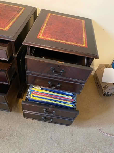 Photo of free Reproduction kneehole desk (Bellingdon, Hp5) #3