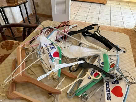 Photo of free Hangers: wood, plastic, wire (Saratoga) #1