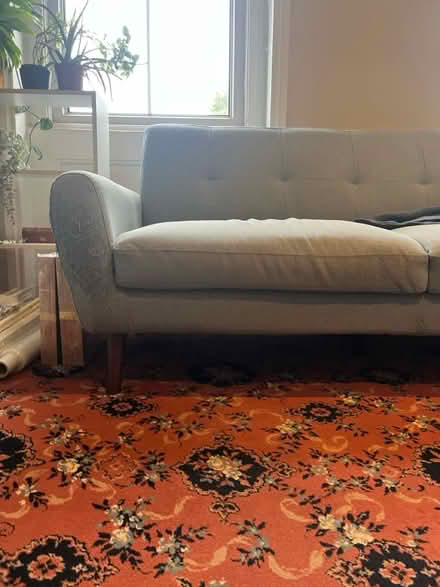 Photo of free Comfortable Grey Two-Seater Sofa (SE14 new cross) #3