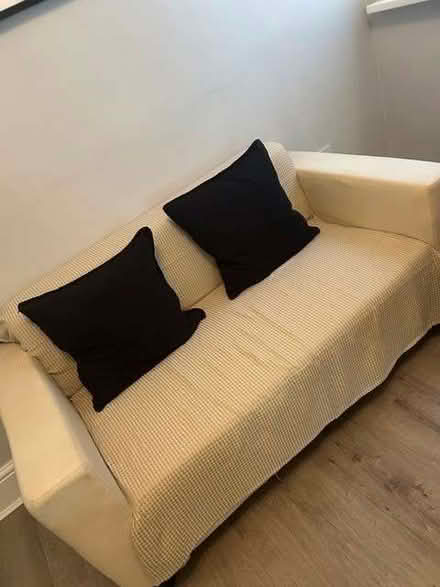 Photo of free 2x 2 seater cream sofas from ikea (Heaton Chapel SK4) #3